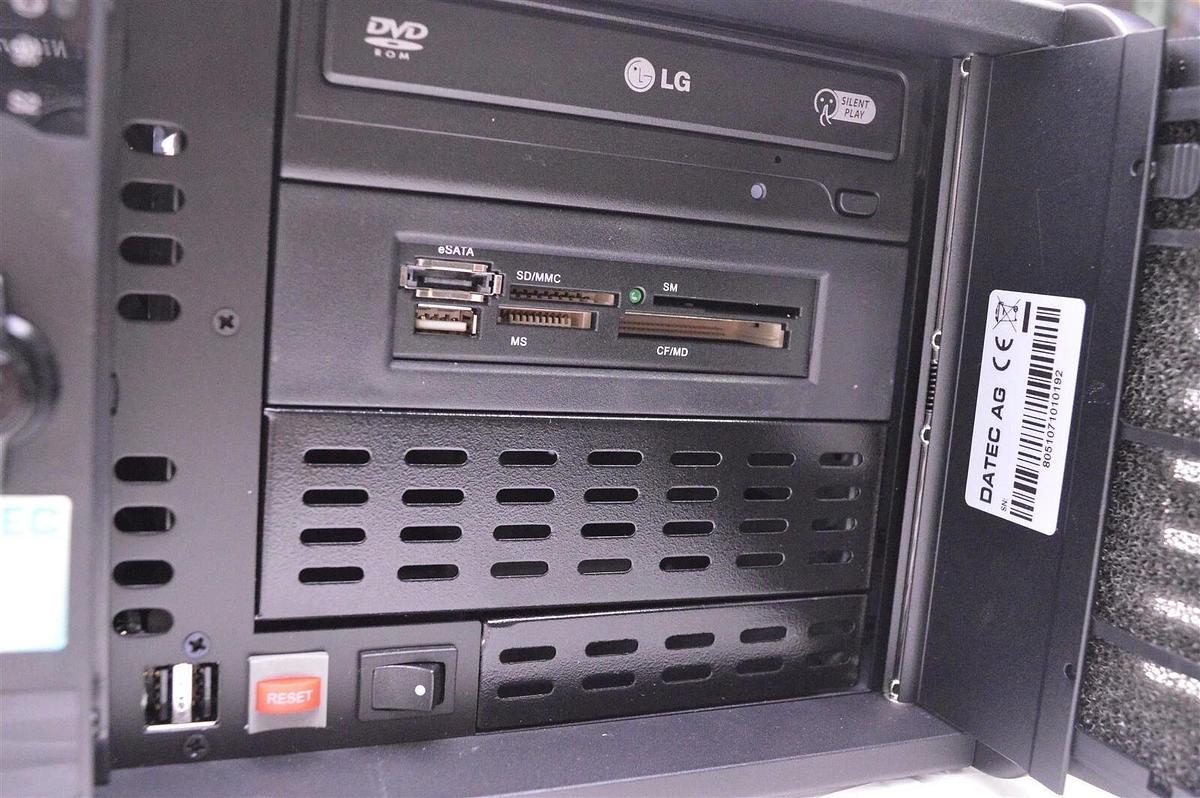 Used DATEC black EYE-4800B 19" industrial control rackmount server computer complete