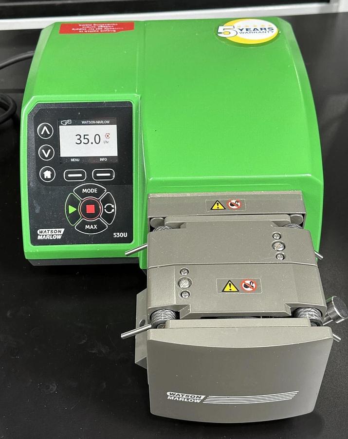 Used Watson Marlow 530U IP66 Peristaltic Process pump with dual tube head