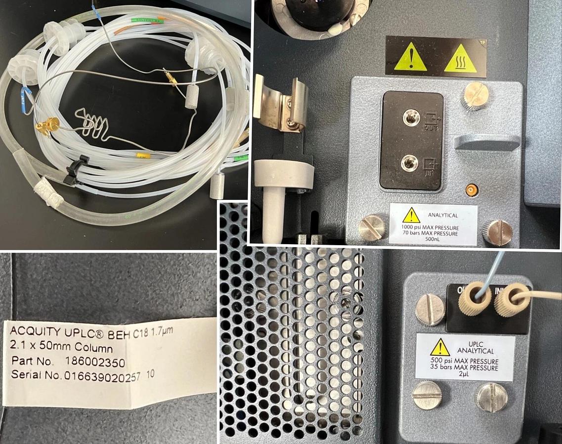 Used Waters Acquity UPLC HPLC TUV FLR organizer sample and binary manager heater tray
