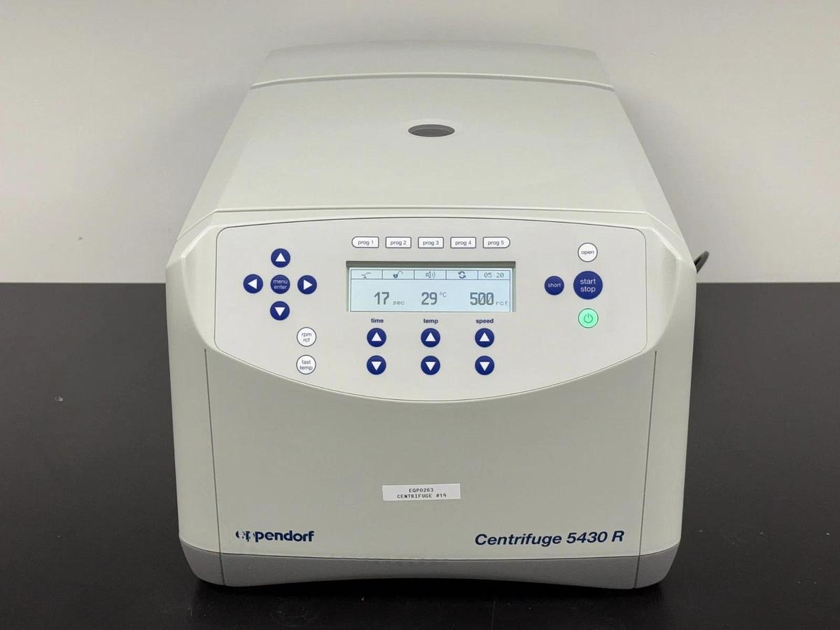 Used Eppendorf Centrifuge 5430R Refrigerated Centrifuge with A-2-MTP Plate Rotor