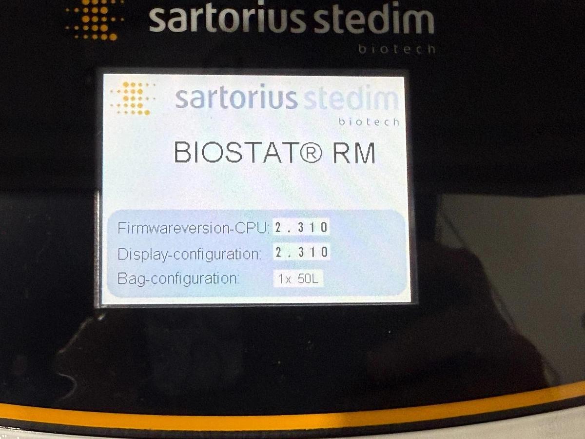 Used Sartorius Stedim BIOSTAT RM 20/50 Wave Rocker Mixing Bioreactor +20L & 50L Trays
