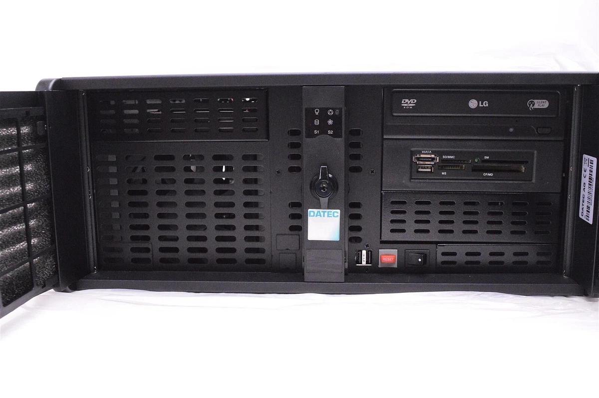 Used DATEC black EYE-4800B 19" industrial control rackmount server computer complete
