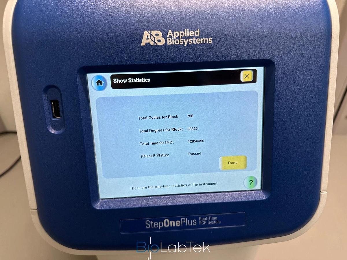 Used AB Applied Biosystems StepOnePlus Real Time 96-well PCR System 2018 ERROR
