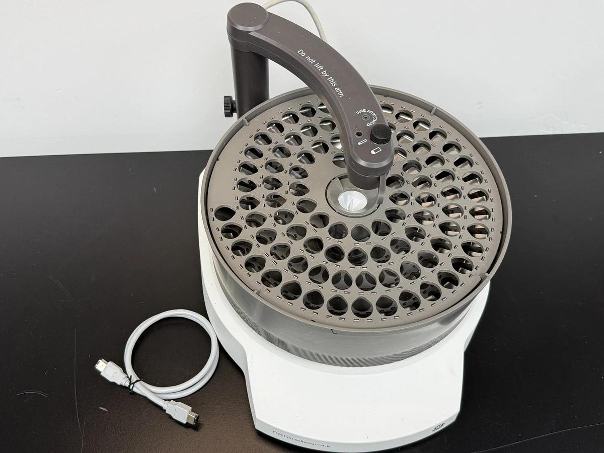 Used GE Cytiva AKTA Fraction Collector F9-R with tube rack