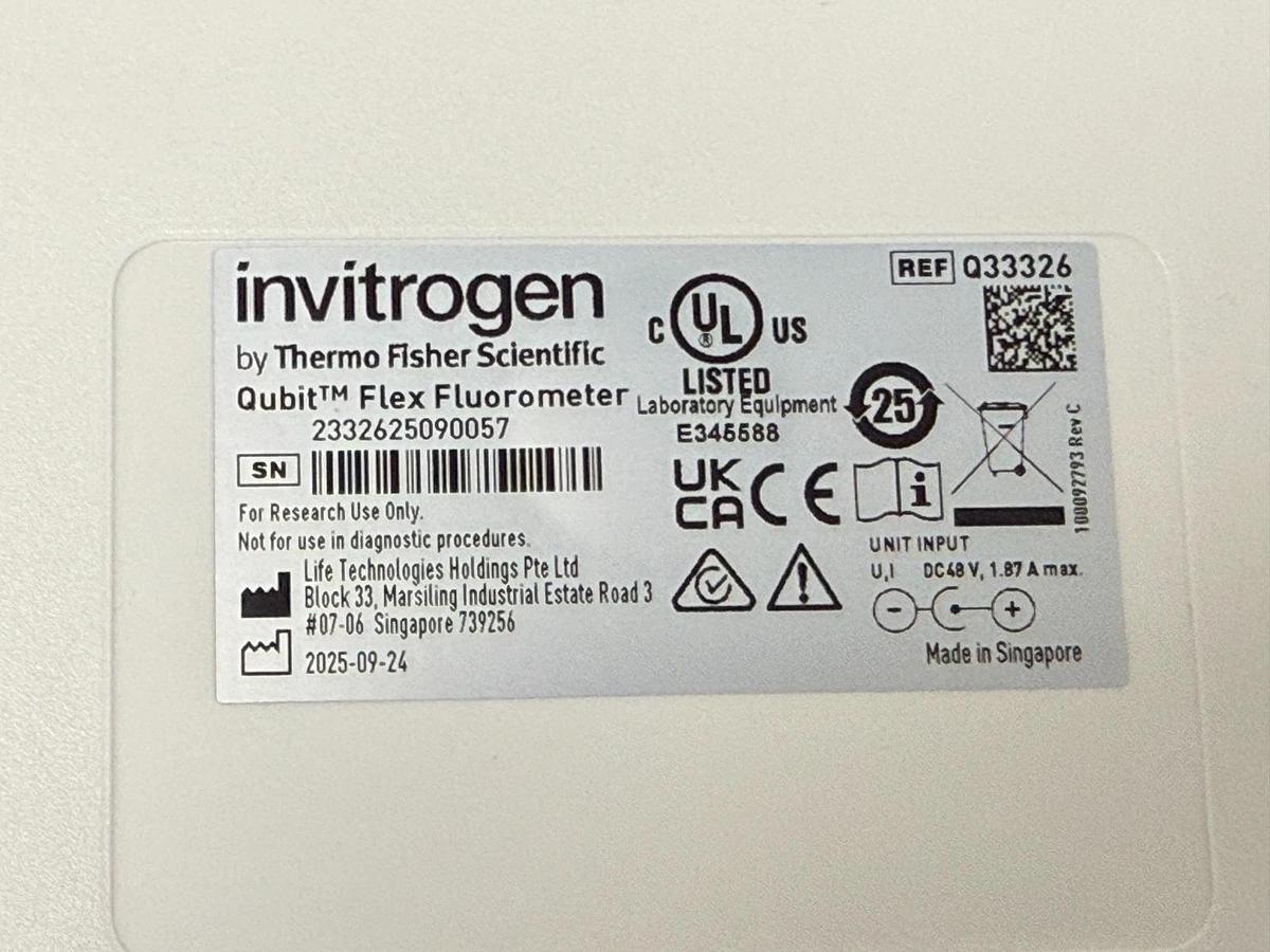 Used Thermo Invitrogen Qubit Flex Fluorometer Sample DNA RNA Protein quant Wi-Fi '25
