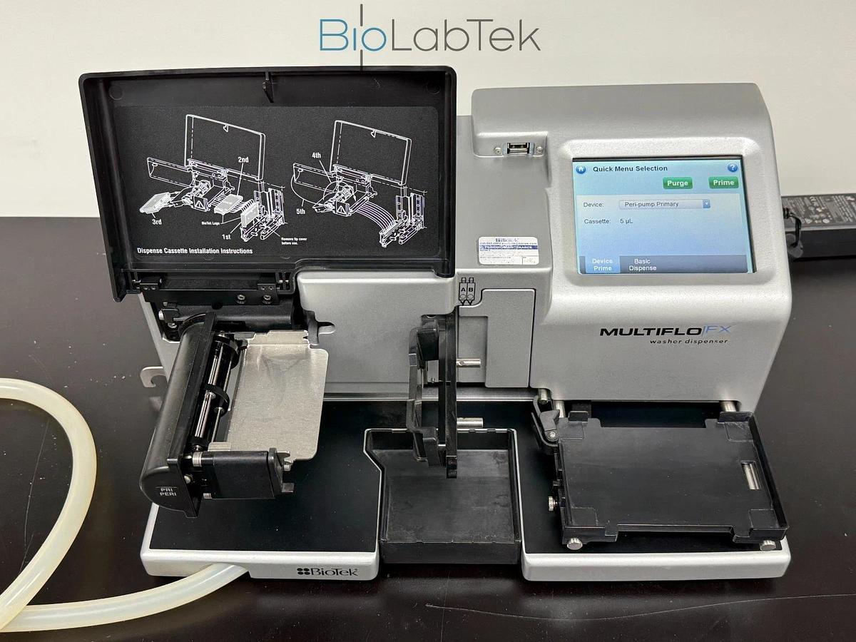 Used BioTek MultiFlo FX touch MFXP Microplate Reagent Dispenser