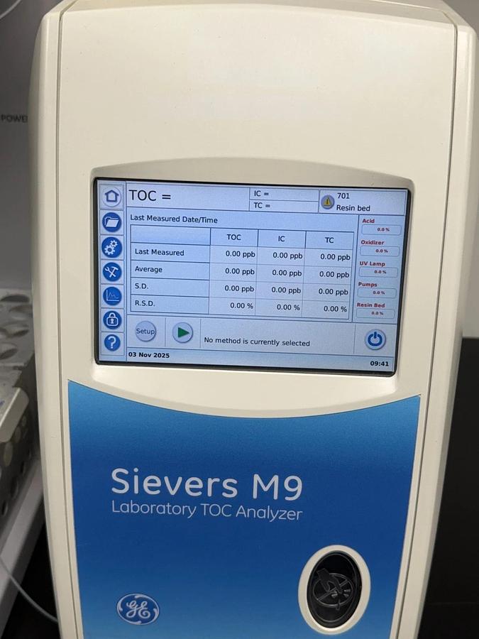 Used Veolia Suez GE Sievers M9 Lab TOC Analyzer with autosampler
