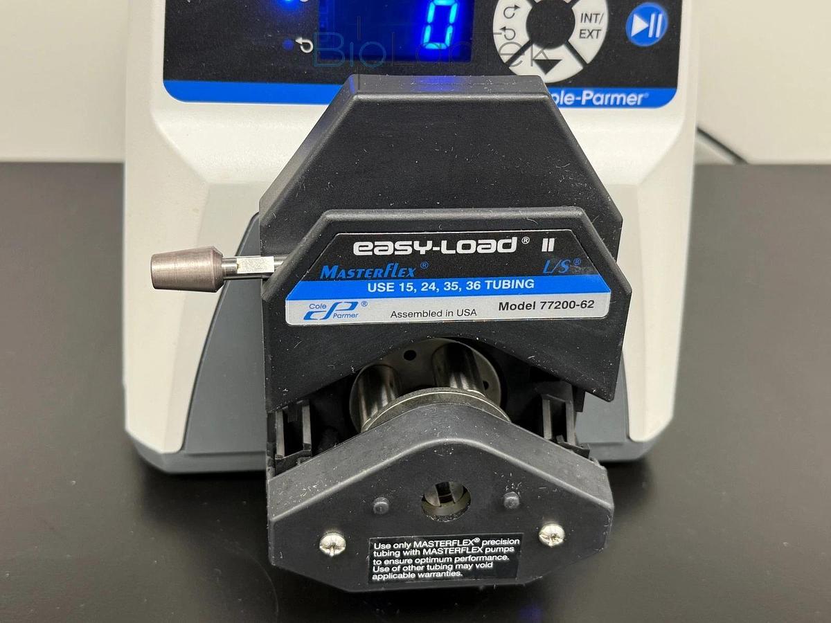 Used Cole-Parmer Masterflex L/S Peristaltic Tube Pump with easy-load head 77200-62