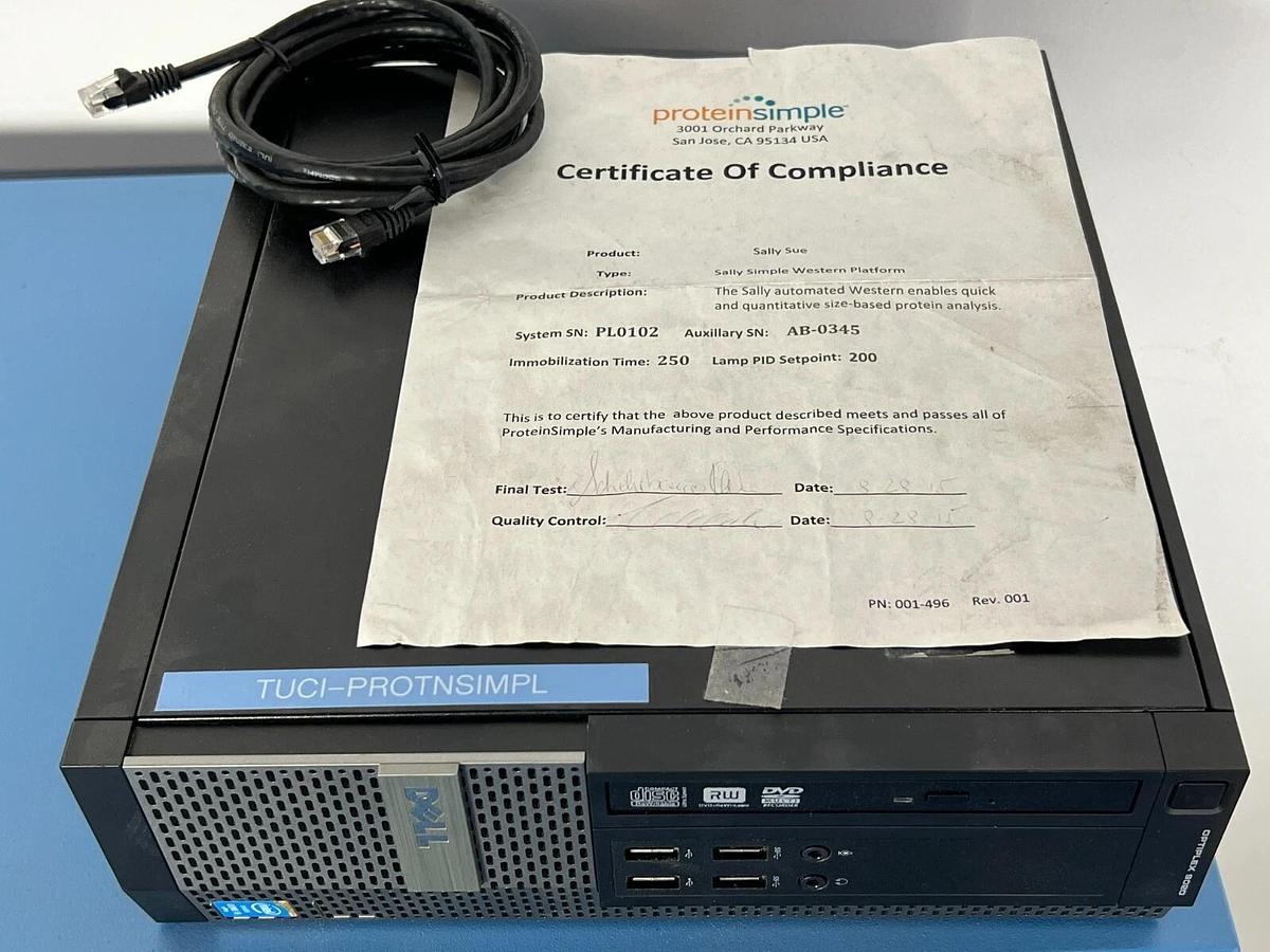 Used ProteinSimple Sally Sue simple western automated protein analyzer