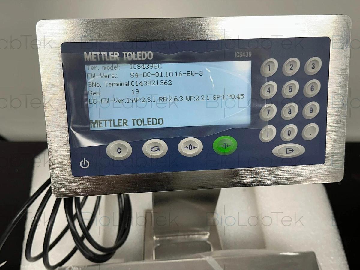 Used NEW Mettler Toledo 5-30 KG ICS439g weighing bench terminal scale unit