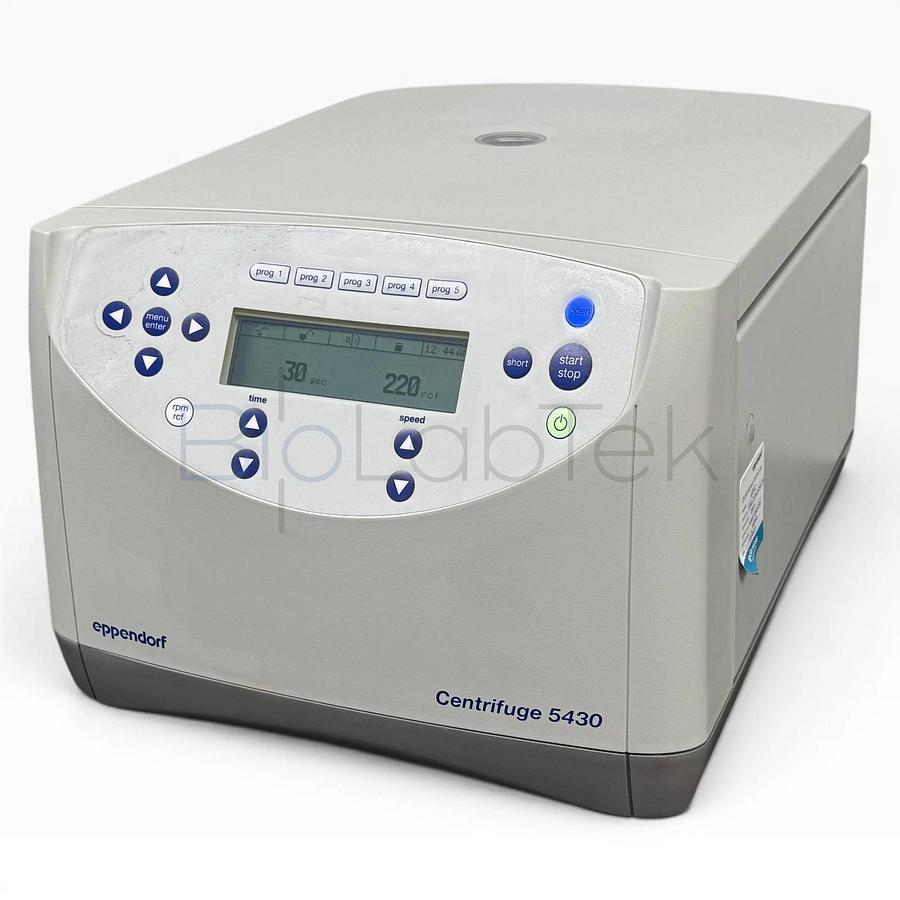 Used Eppendorf 5430 Benchtop High-Speed Centrifuge with A-2-MTP Plate Rotor