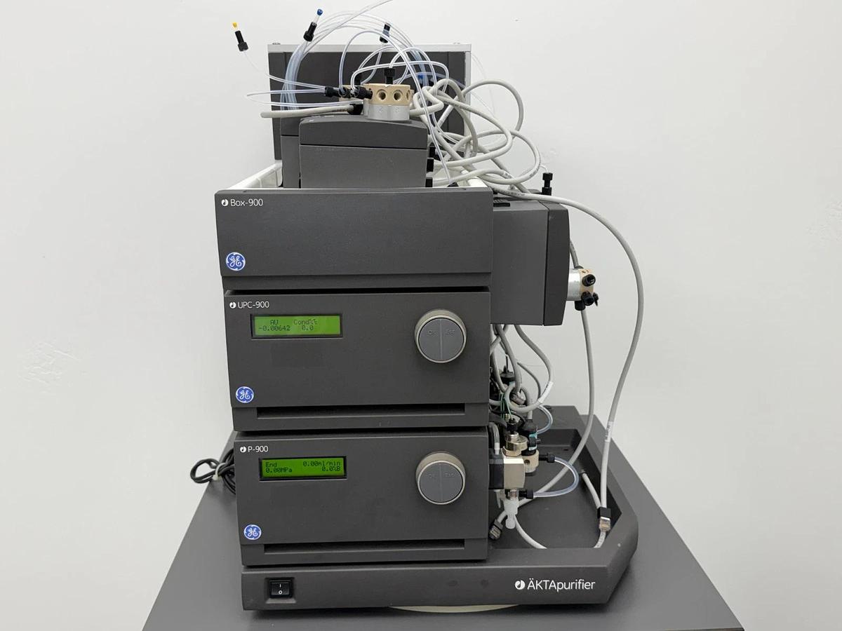 Used GE Cytiva AKTApurifier UPC 100 Protein Purification FPLC System | Akta Benchtop