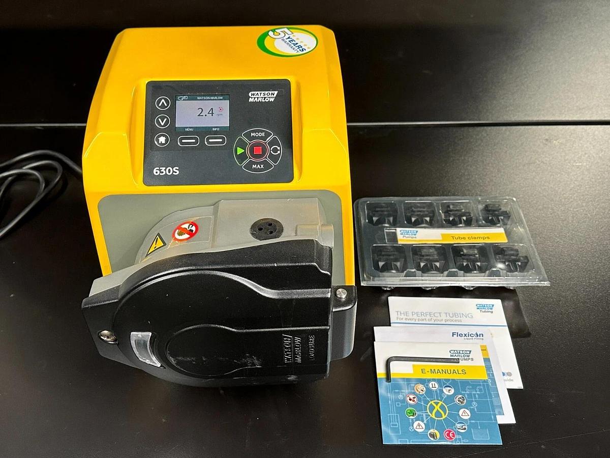 Used Watson Marlow 630S IP66 Peristaltic Process pump w/ 620R head + clamps Warranty