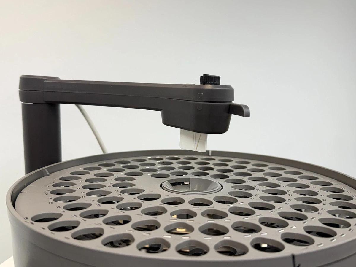 Used GE Cytiva AKTA Fraction Collector F9-R with tube rack