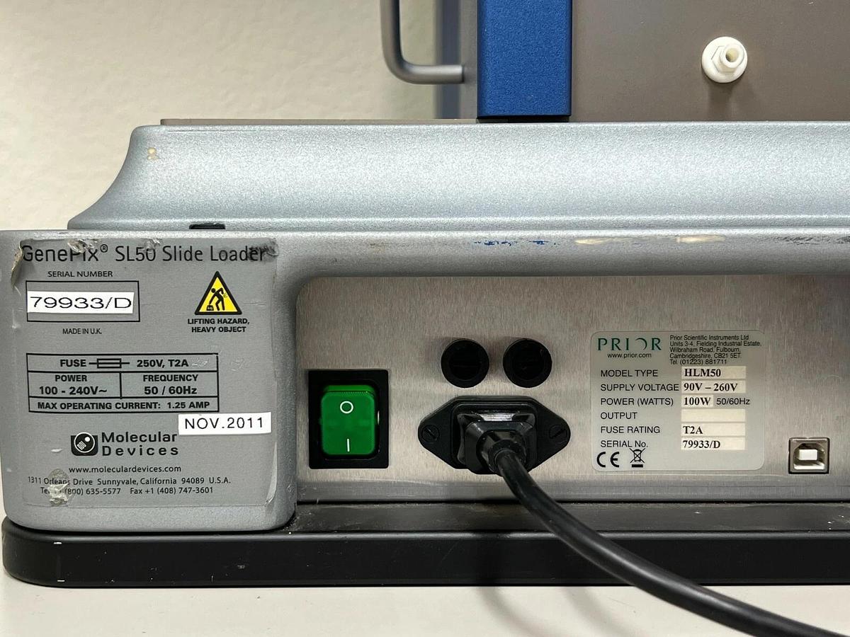 Used Molecular Devices GenePix SL50 4300/4400 Microarray Scanner Slide Loader system