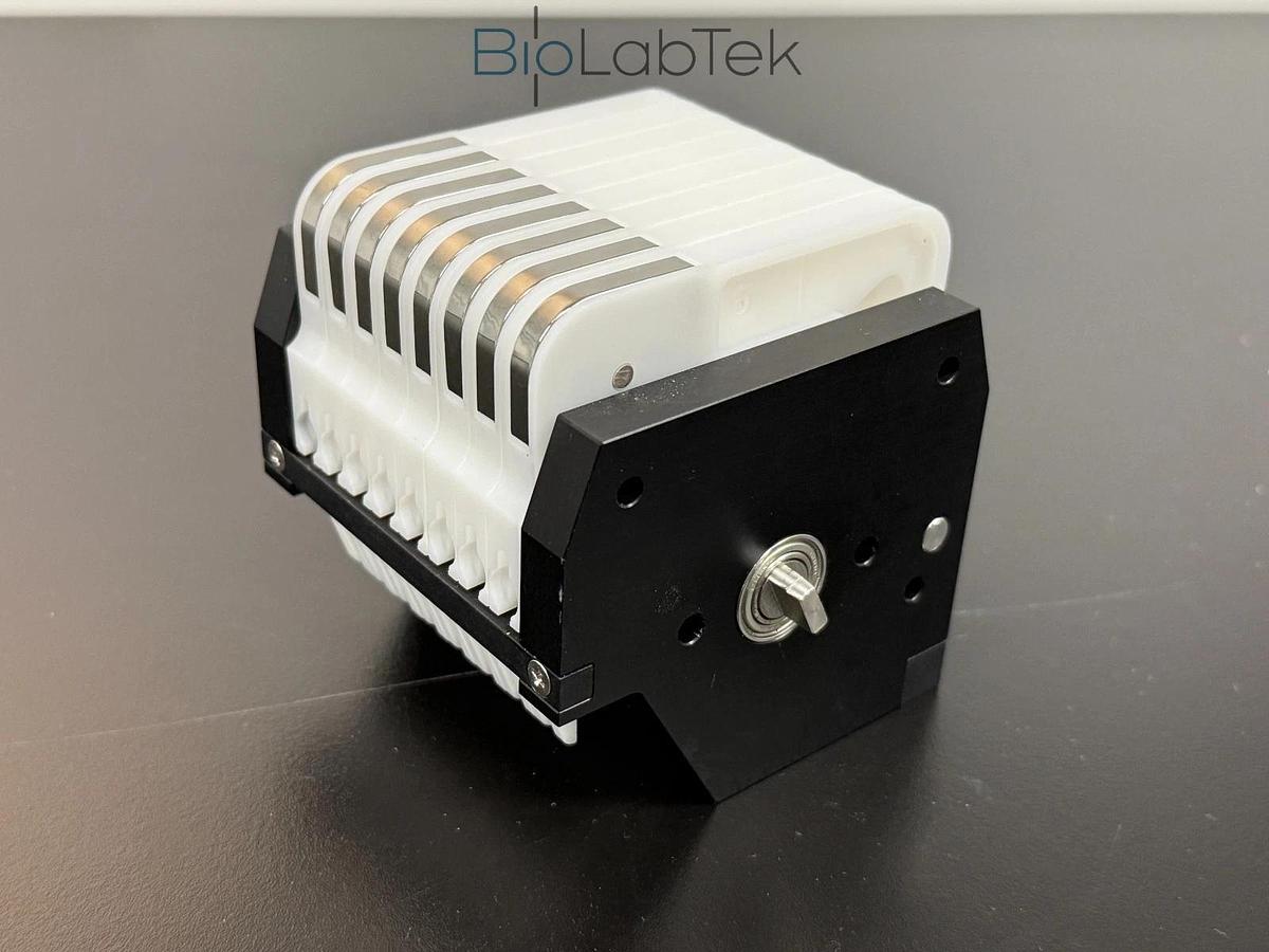 Used Ismatec Peristaltic 8-channel 8-roller cassette Pump Head