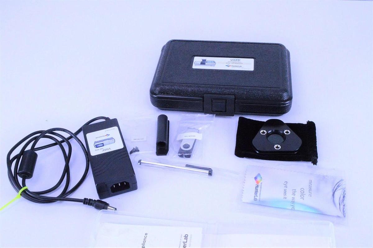 HunterLab Vista Spectrophotometer Standards Box software P/S accessories