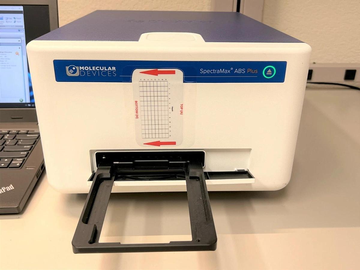 Used Molecular Devices SpectraMax ABS Plus UvVis Cuvette 190-1000nm Microplate reader