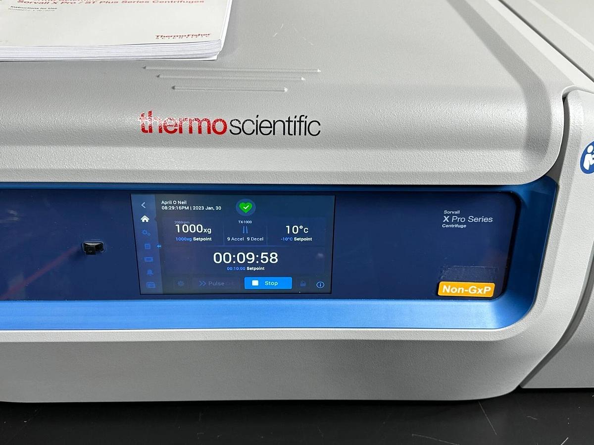 Used Thermo Scientific Sorvall X4R Pro MD Refrigerated Centrifuge with swinging rotor