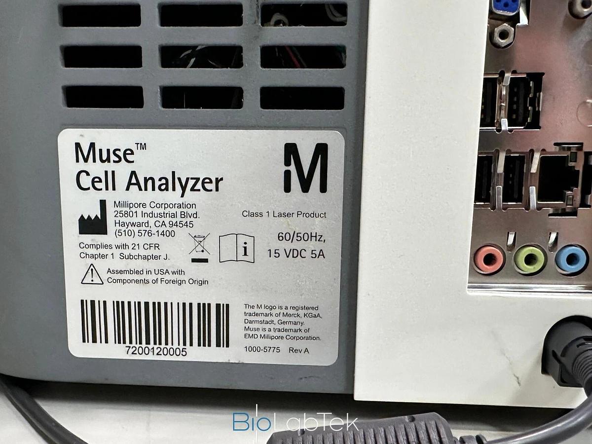 Used EMD Millipore Luminex Guava Muse Flow Cytometry Cell Analyzer