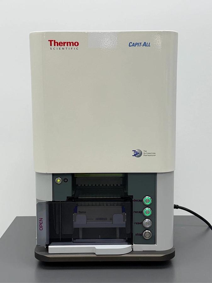 Used Thermo Capit-All 96-tube Matrix rack Screwtop cap Capper Decapper