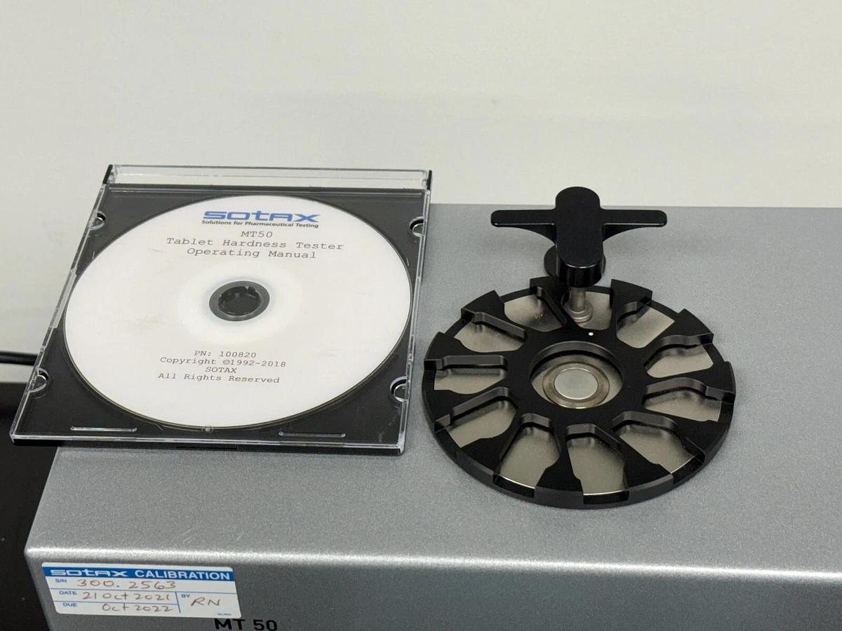 Used Sotax Pharmatron MultiTest 50 G2 MT50 tablet hardness tester