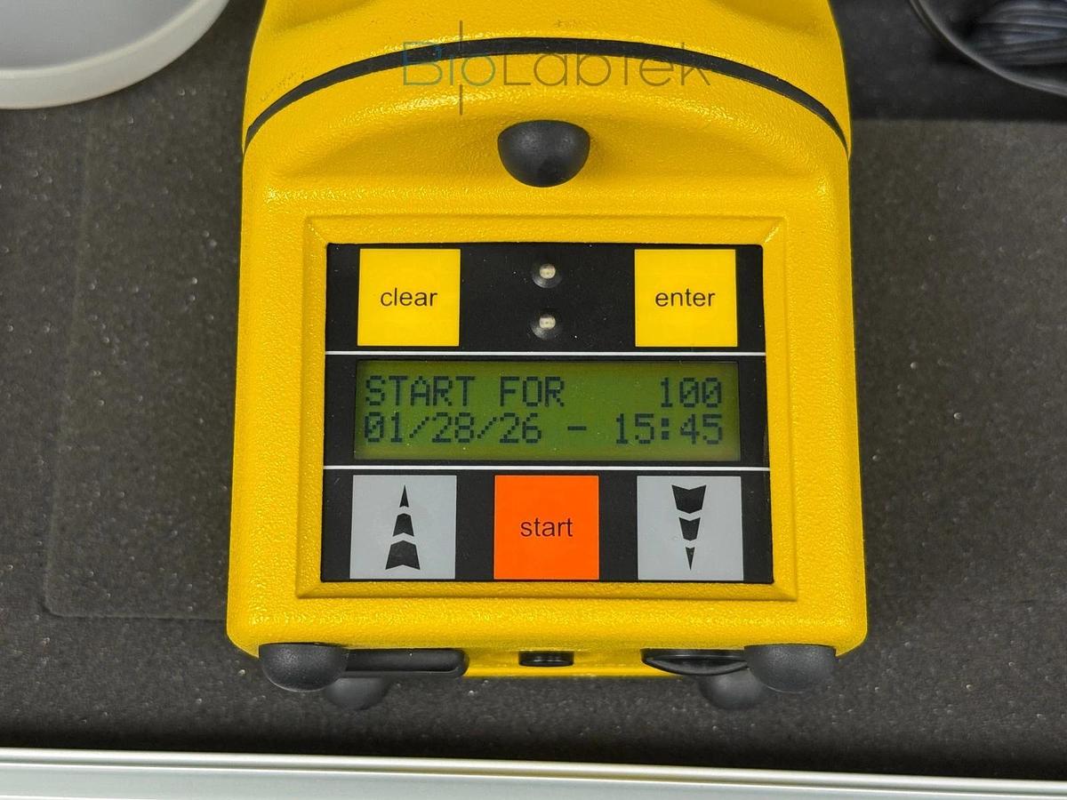 Bioscience SAS 180 Lpm surface air systems air sampler with head and case NEW