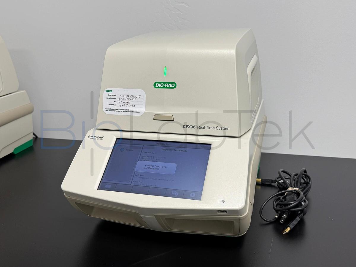 Used Bio-Rad CFX96 Touch Real-Time PCR Detection System | Low Hours