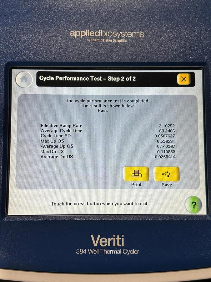 Used Thermo Applied Biosystems Veriti 384-well PCR Thermal Cycler 2020 w/Warranty