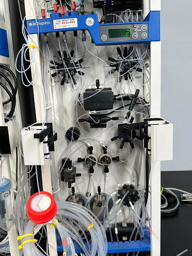 Used GE Cytiva AKTAxpress Twin FPLC Chromatography system