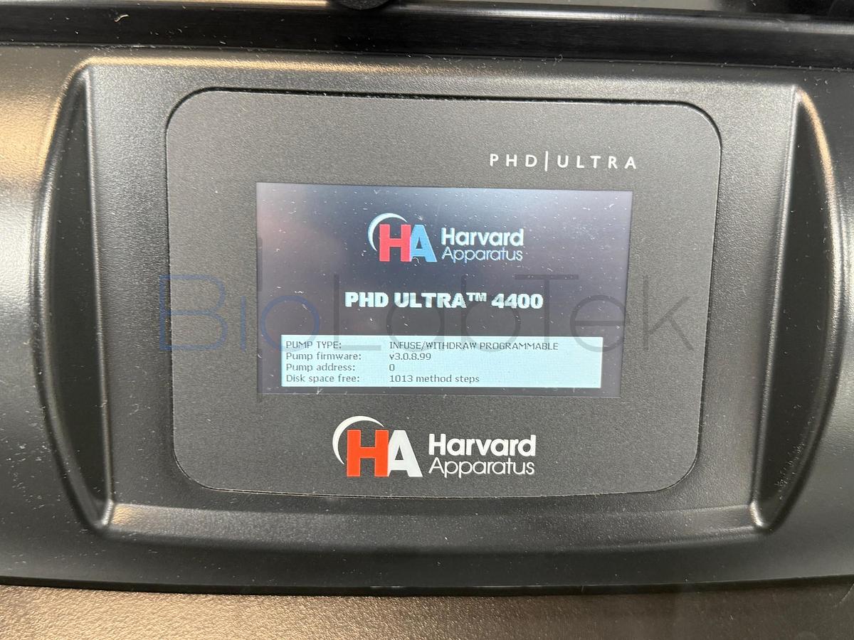 Used Harvard Apparatus PHD ULTRA 4400 Programmable Syringe Pump | High Pressure