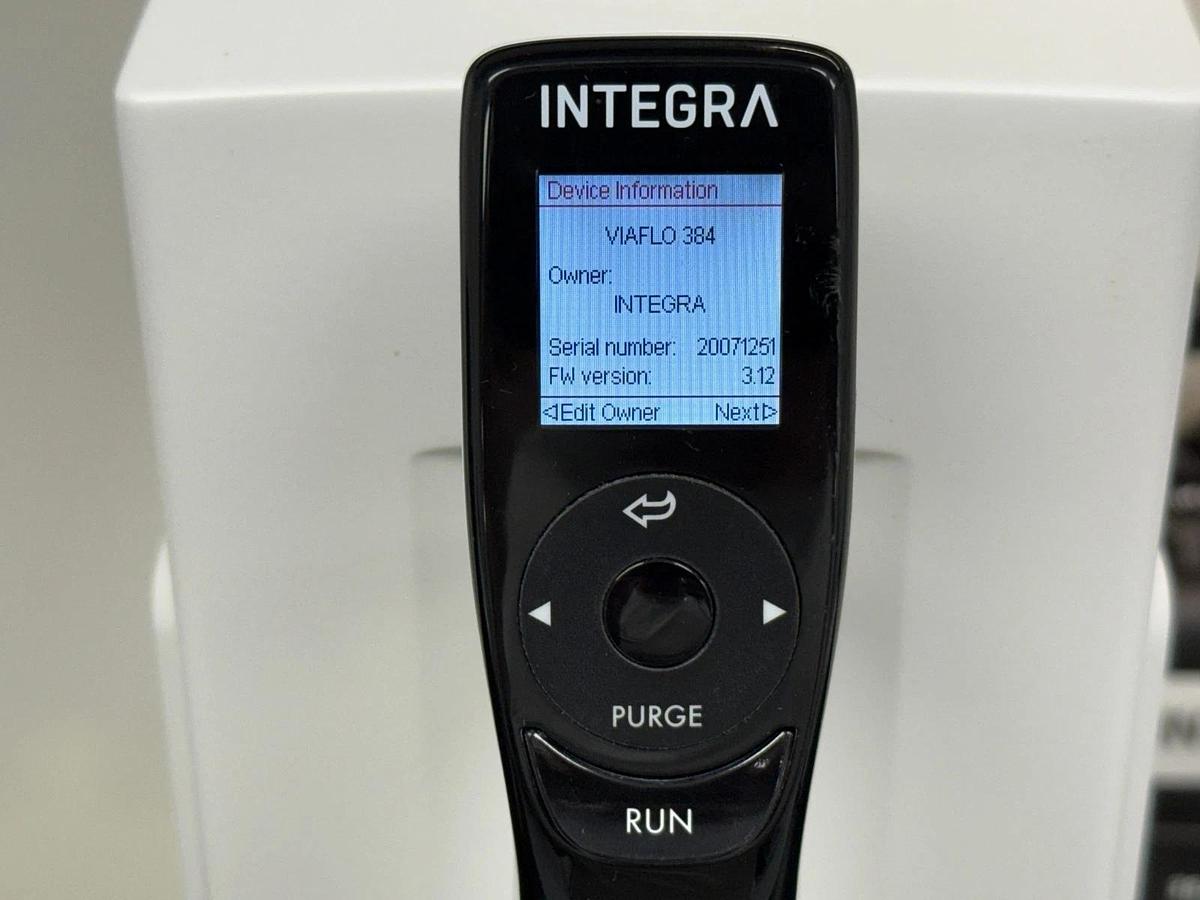 Used Integra VIAFLO 384 Electronic Pipetting System with 0.5-12.5µL 384 Head