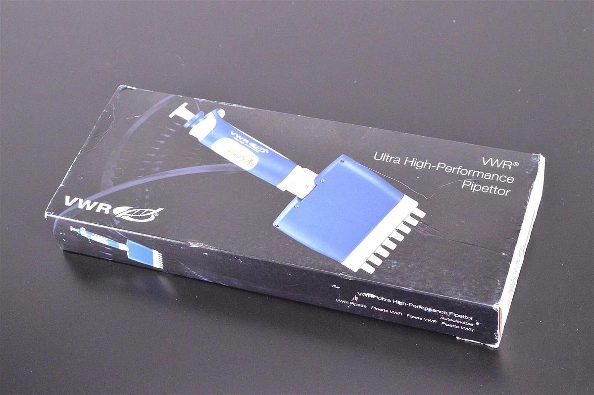 Used VWR 12-channel 5-50ul UHP Variable manual pipette Pipettor MT-50 89134-754 NEW