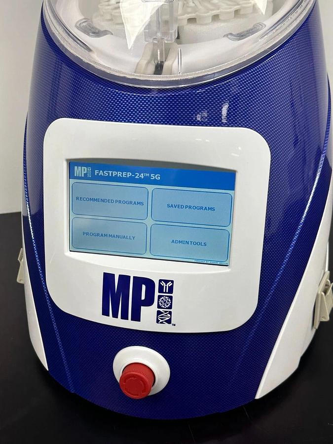 Used MP Biomedicals FastPrep-24 5g bead beating grinder lysis Sample Prep Homogenizer