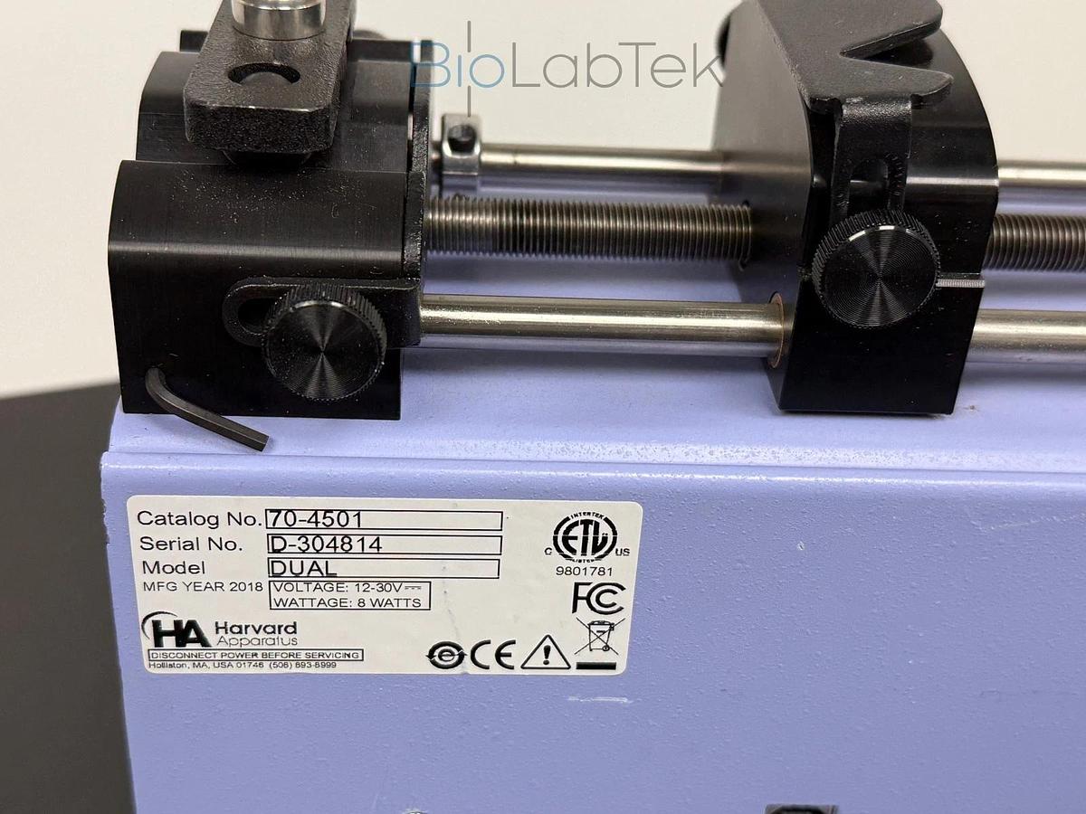 Used Harvard Apparatus touch dual Infusion syringe pump 11 elite