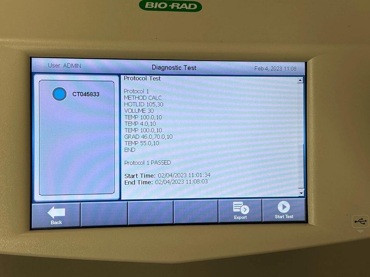 Used Bio-Rad C1000 Touch PCR Gradient Thermal Cycler with 384 well module block