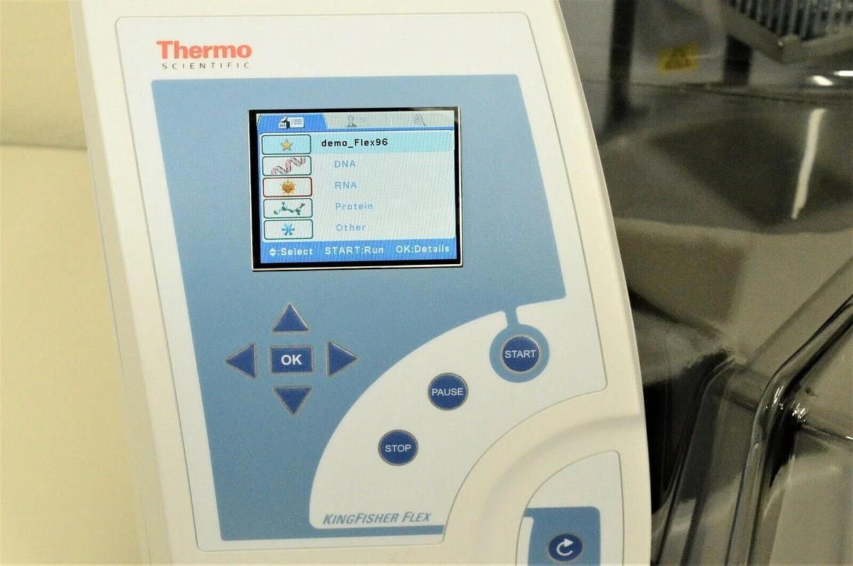 Used Thermo KingFisher Flex Magnet particle processor Purification system w/96dw head