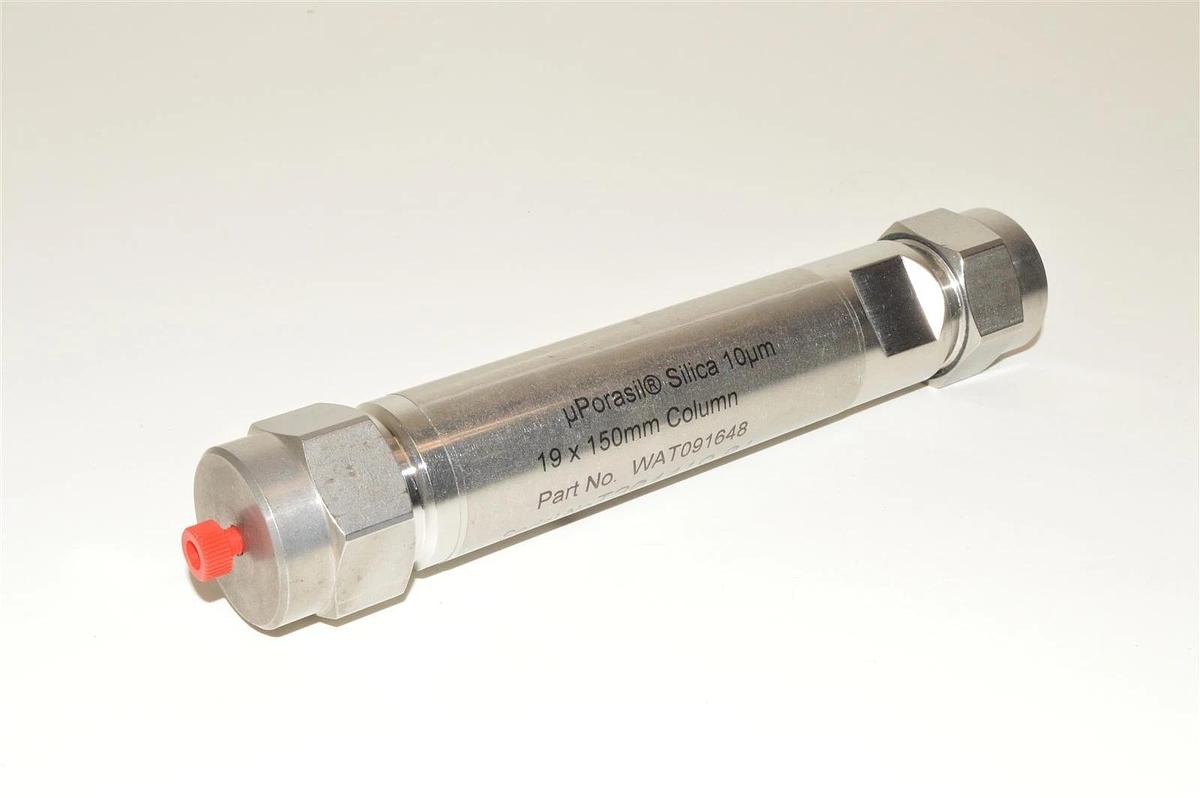 Used Waters uPorasil Silica 10um 19x150mm HPLC column WAT091648