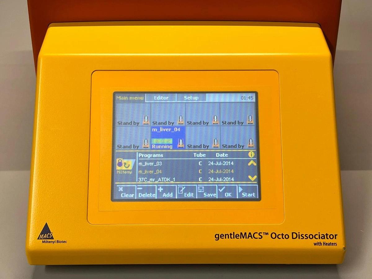Used Miltenyi Biotec gentleMACS Octo Dissociator with Heaters w/Warranty