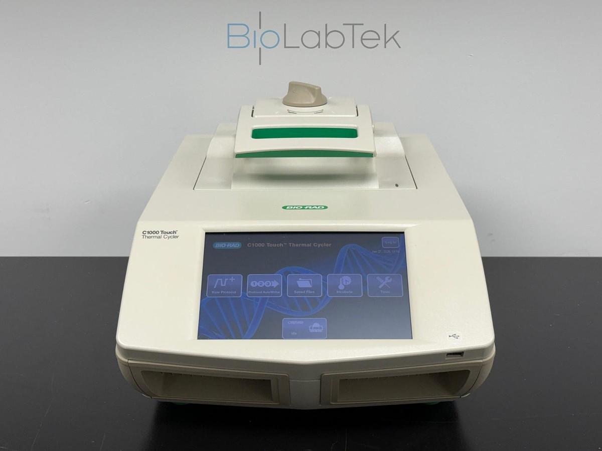 Used Bio-Rad C1000 Touch PCR Gradient Thermal Cycler with 96 well Fast module block