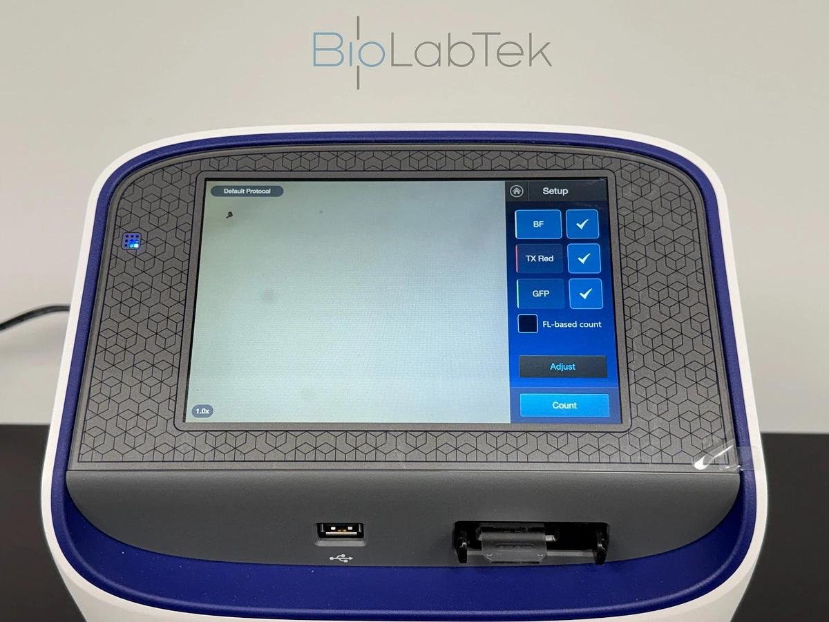Used Thermo Invitrogen Countess 3 FL Cell Counter with Evos TxRed & GFP Led Cubes