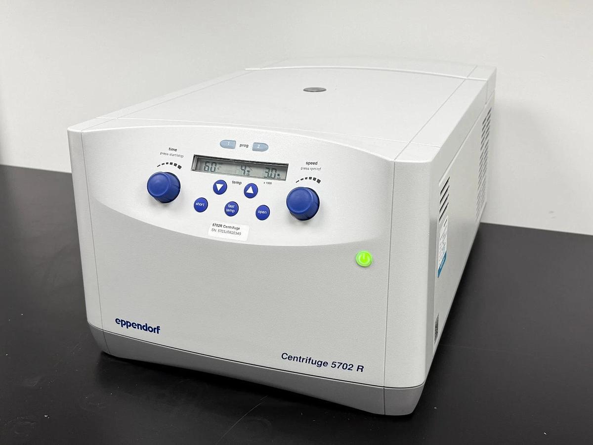 Used Eppendorf 5702R Refrigerated Benchtop Centrifuge |  with A-4-38 rotor kit