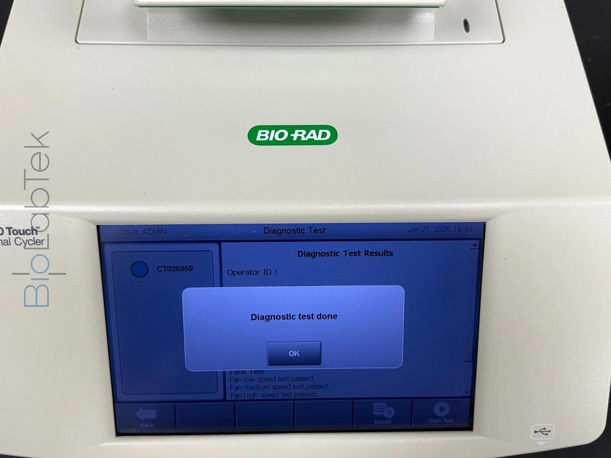Used Bio-Rad C1000 Touch PCR Gradient Thermal Cycler with 96 well Fast module block