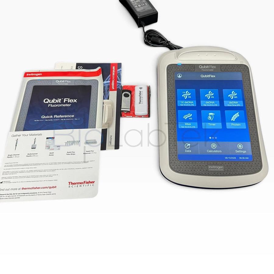 Used Thermo Invitrogen Qubit Flex Fluorometer Sample DNA RNA Protein quant Wi-Fi '25