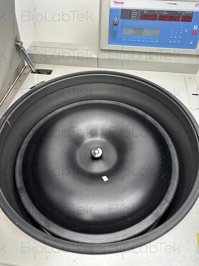 Used Thermo Sorvall RC 12BP+ Bioprocessing Centrifuge with H-12000 rotor/buckets 2011
