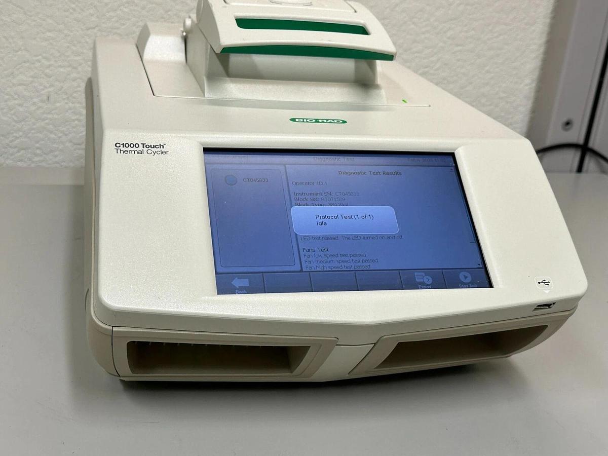 Used Bio-Rad C1000 Touch PCR Gradient Thermal Cycler with 384 well module block