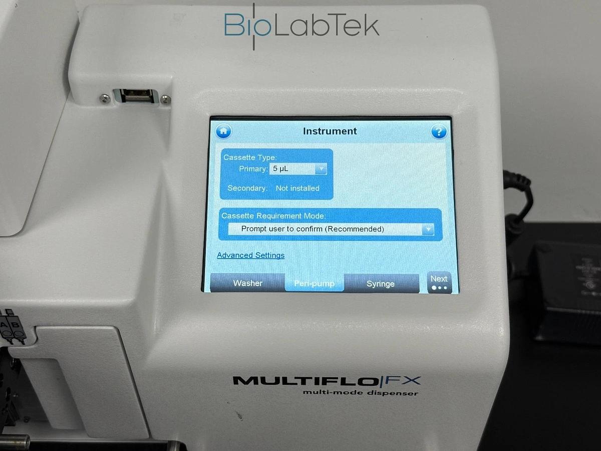 Used BioTek Agilent Multiflo FX multi-mode dispenser MFXP1 w/peri-pump