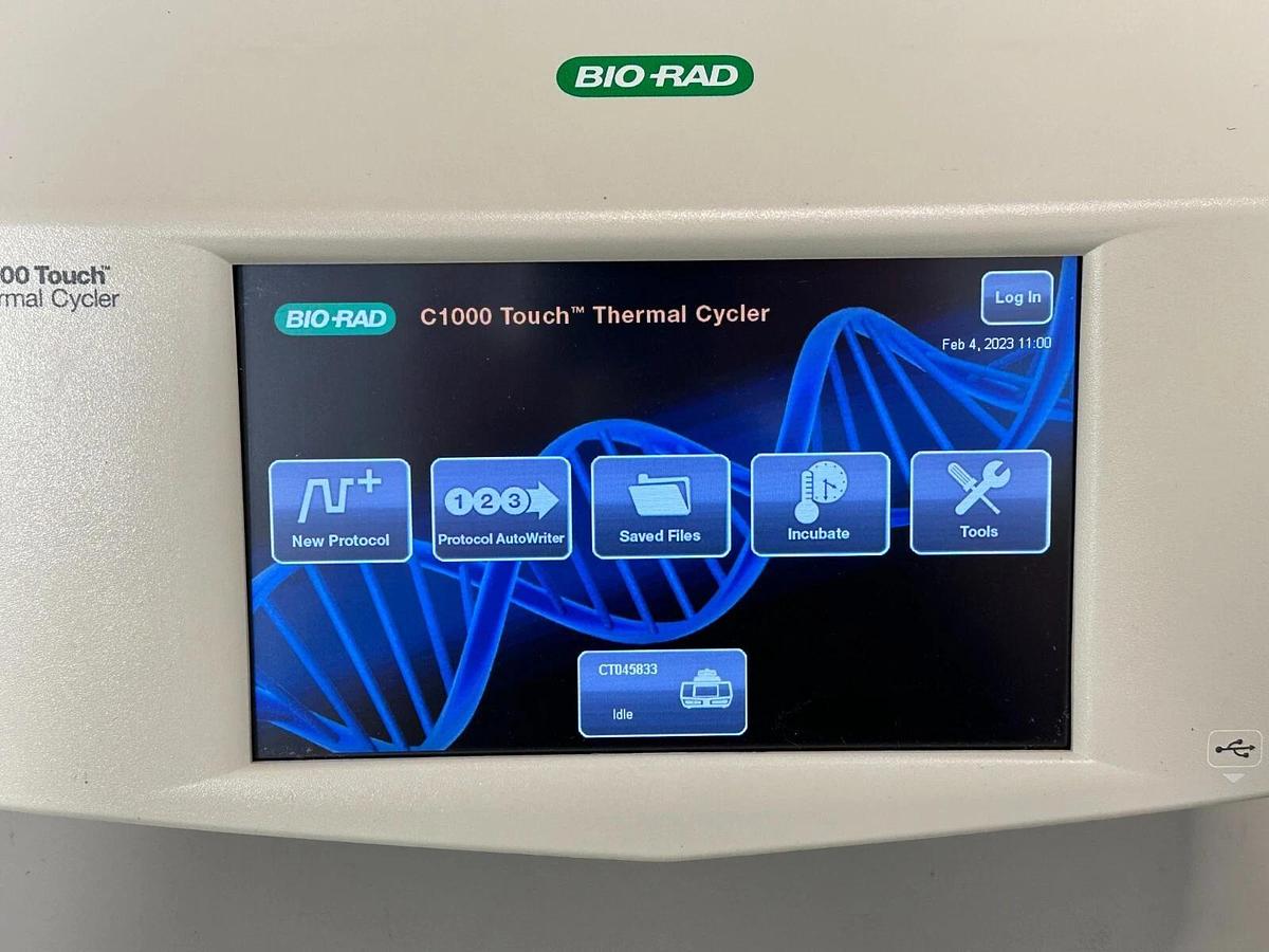 Used Bio-Rad C1000 Touch PCR Gradient Thermal Cycler with 384 well module block