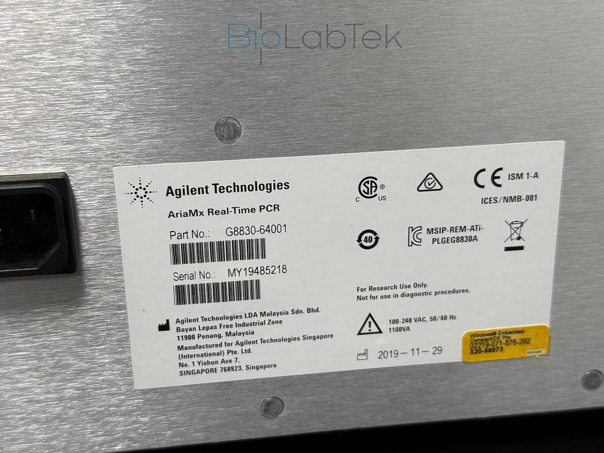 Used Agilent Technologies AriaMx Real-Time PCR system