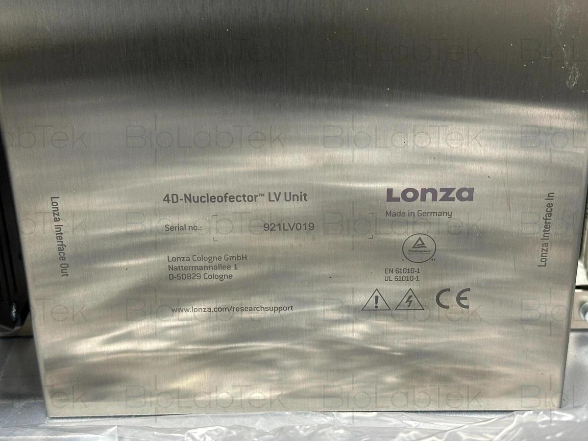 Used Lonza 4D Nucleofector transfection LV unit AAF-1002L NEW